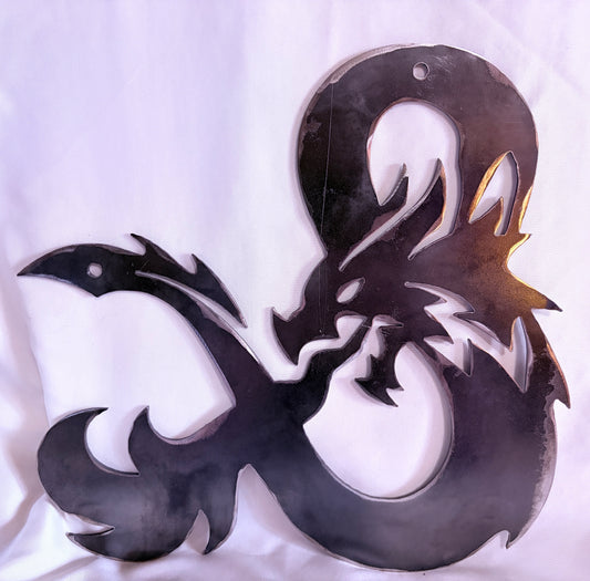 Dungeons &amp; Dragons Metal Sign – 11.75" x 11.25"